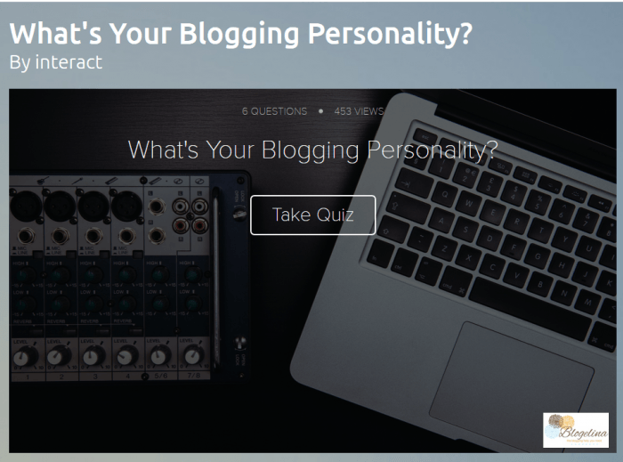 Wha'ts your blogging personality?