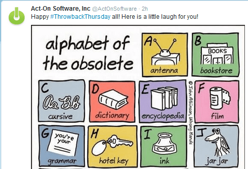 cropped alphabet of the obsolete
