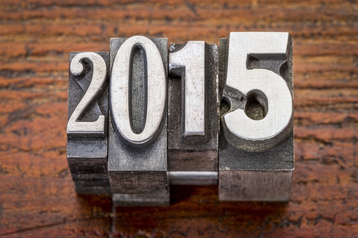 2015 - New Year concept