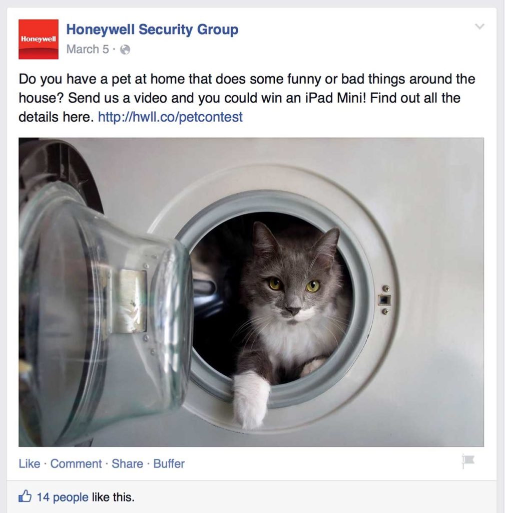 honeywell facebook contest