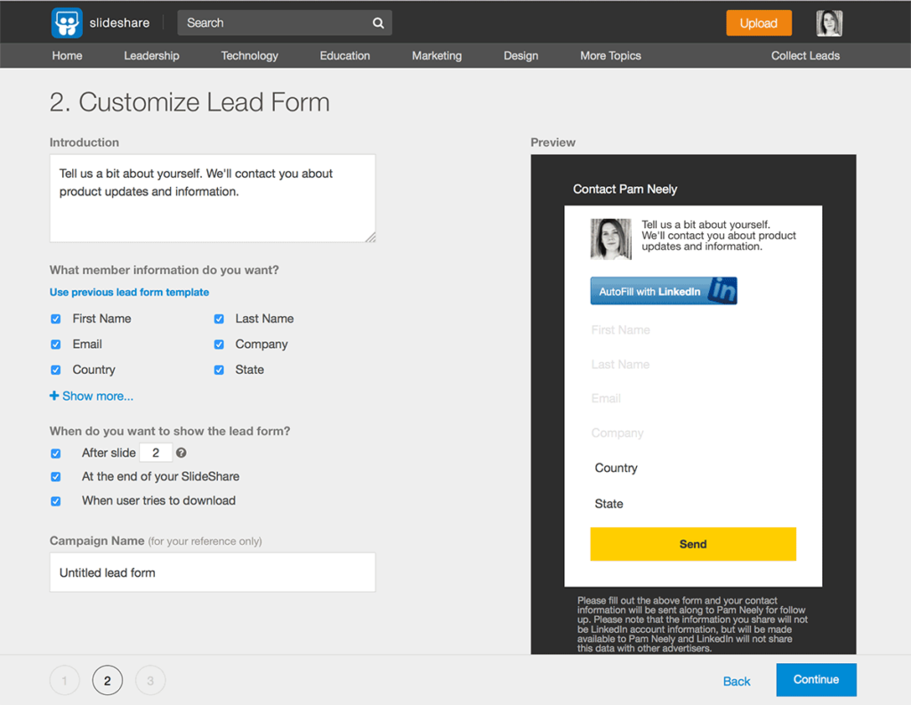 slideshare lead generation