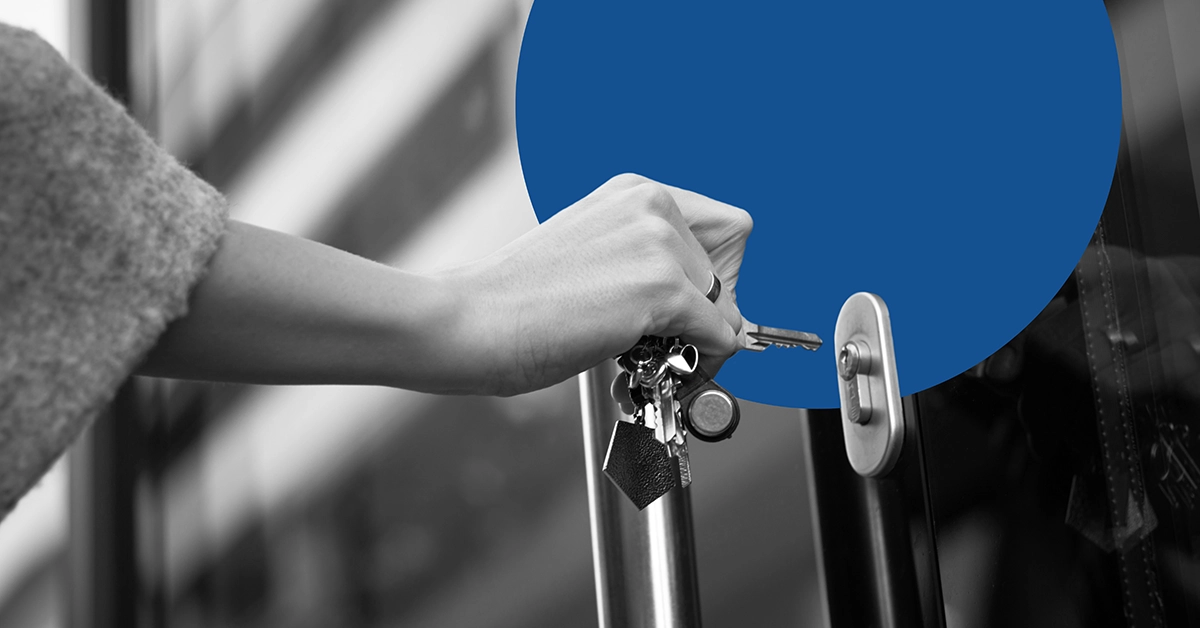 Gated content illustrated by a lock and key.