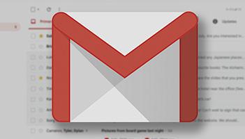 Animated GIF showing the new Gmail design and features that could affect your B2B email deliverability