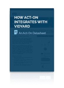 How Act-On Integrates with Vidyard