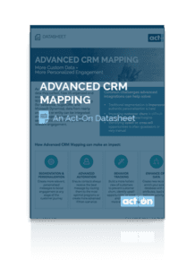 Advanced CRM Mapping Datasheet