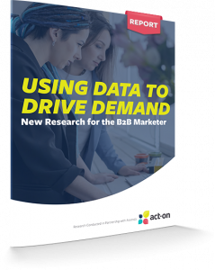 How Marketers are Using Data to Drive Demand