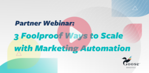 Video preview shows a title card that reads Partner Webinar: 3 Foolproof Ways to Scale with Marketing Automation