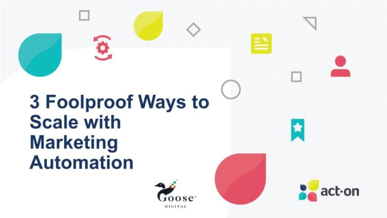 cove slide reads 3 foolproof ways to scale with marketing automation