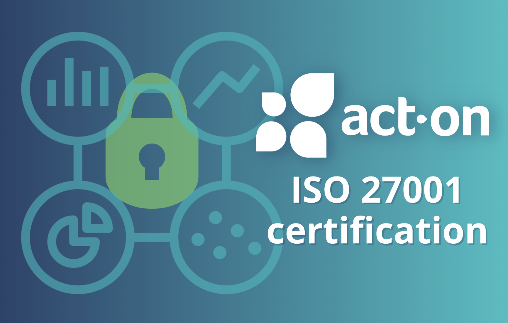 Text reads Act-On ISO 27001 certification
