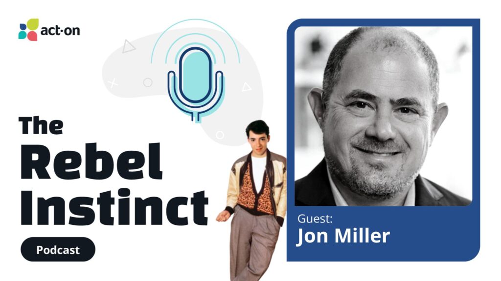Jon Miller, co-founder of Marketo & Engagio and current DemandBase CMO, shares his MarTech journey, known for account-based marketing (ABM).