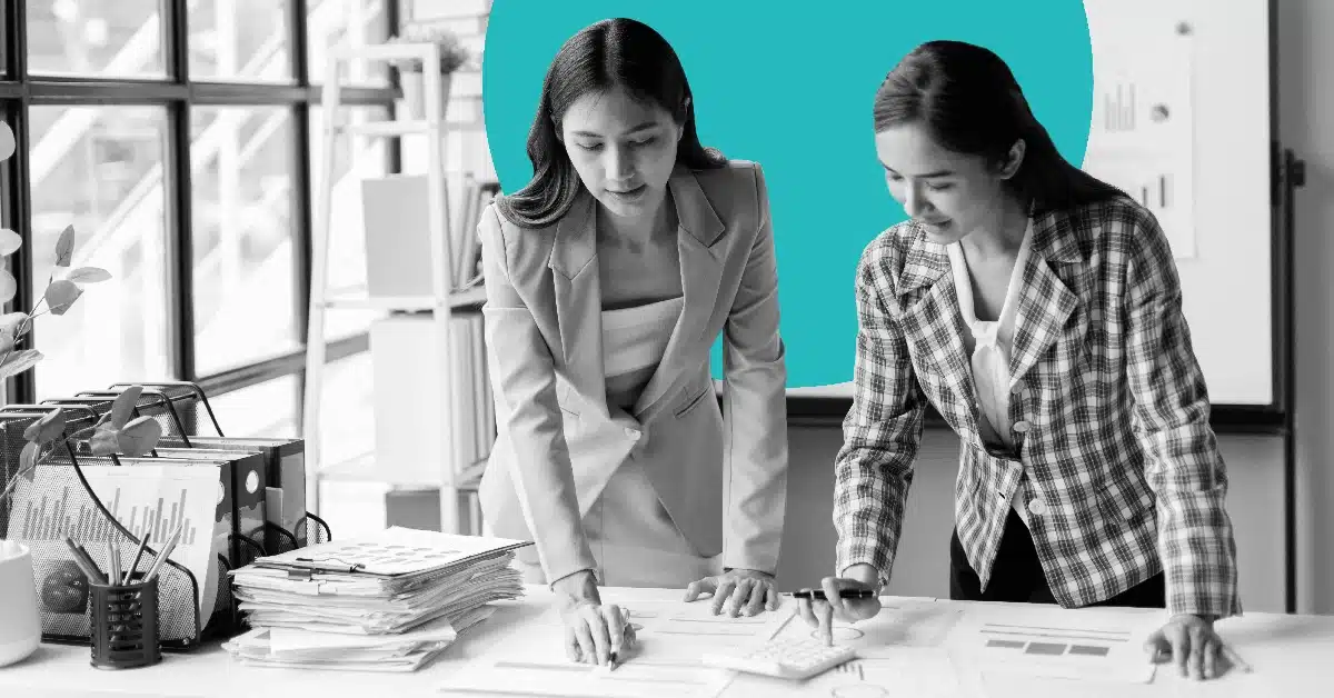 Two marketers defining marketing qualified leads.