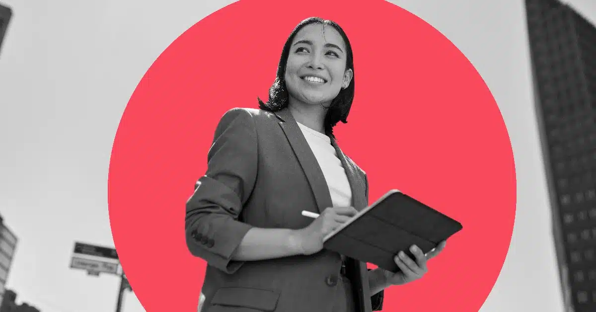 Woman exploring buyer persona basics.